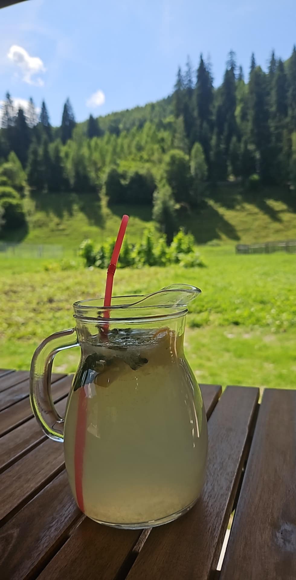 Limonadă de casă la Talger Pojorâta, pe TransRarău